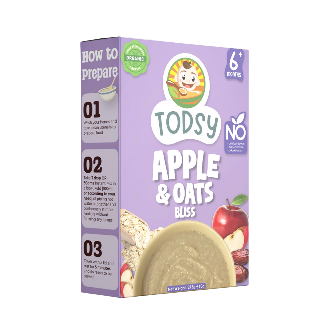 Apple Porridge First Porridge For Baby Apple Oats Bliss
